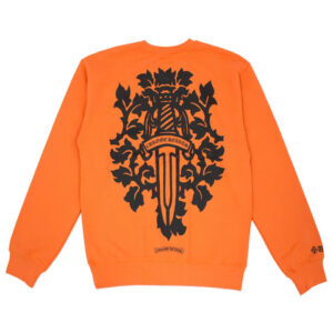 Chrome Hearts Vine Dagger Orange Sweatshirt