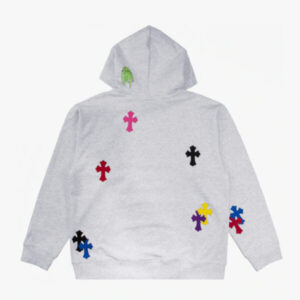 With this stylish wardrobe item, you will also have comfort and longevity. Stay dry and warm with this Chrome Hearts x Matty Boy Cross Patch Hoodie, which features moisture-wicking technology. This Chrome Hearts x Matty Boy Cross Patch Hoodie can be purchased at Chrome Hearts. Specification 2 Pockets 100% Cotton Unisex Straight sleeve and hem, kangaroo pocket, drawstring hood, and loose fit. The super-comfy hoodie will make you feel comfortable at all times, no matter the occasion. Wintertime is the best time to wear this.